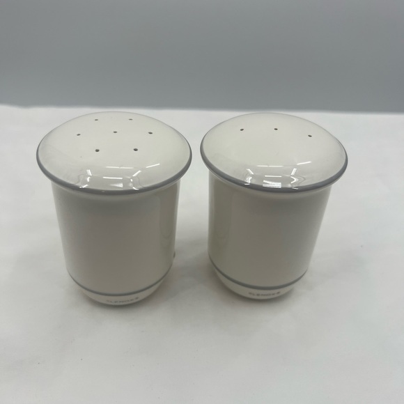 Lenox Chinastone "For the Gray" Pattern Salt and Pepper Shakers - Picture 1 of 8
